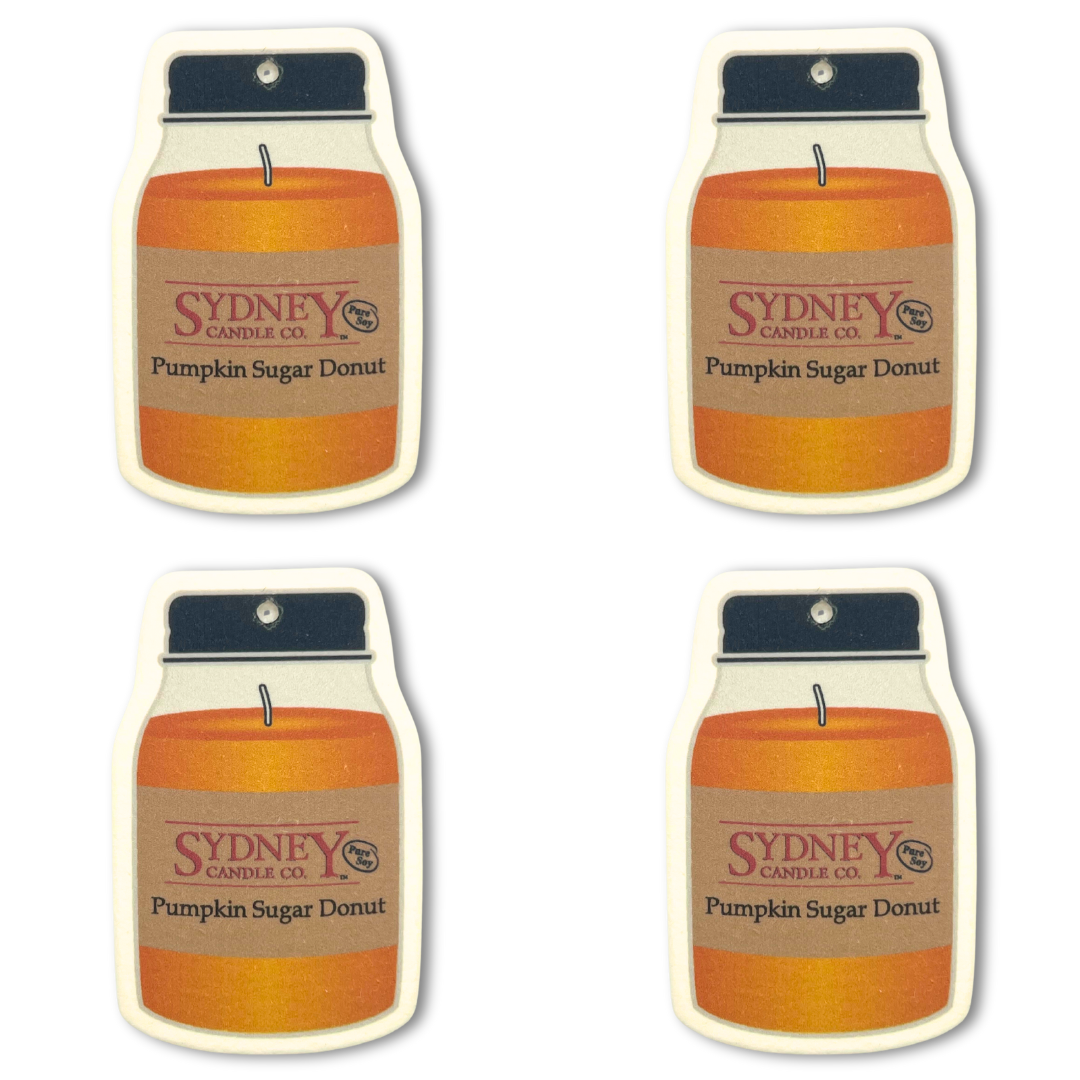 NEW - Car Air Freshener: Pumpkin Sugar Donut