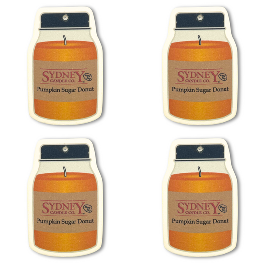 NEW - Car Air Freshener: Pumpkin Sugar Donut